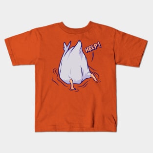 Help!! Drowning Duck Kids T-Shirt